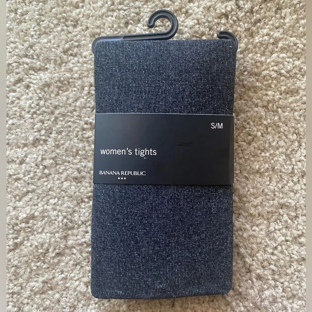 NWT Women’s Banana Republic Dark Gray Tights - size S/M